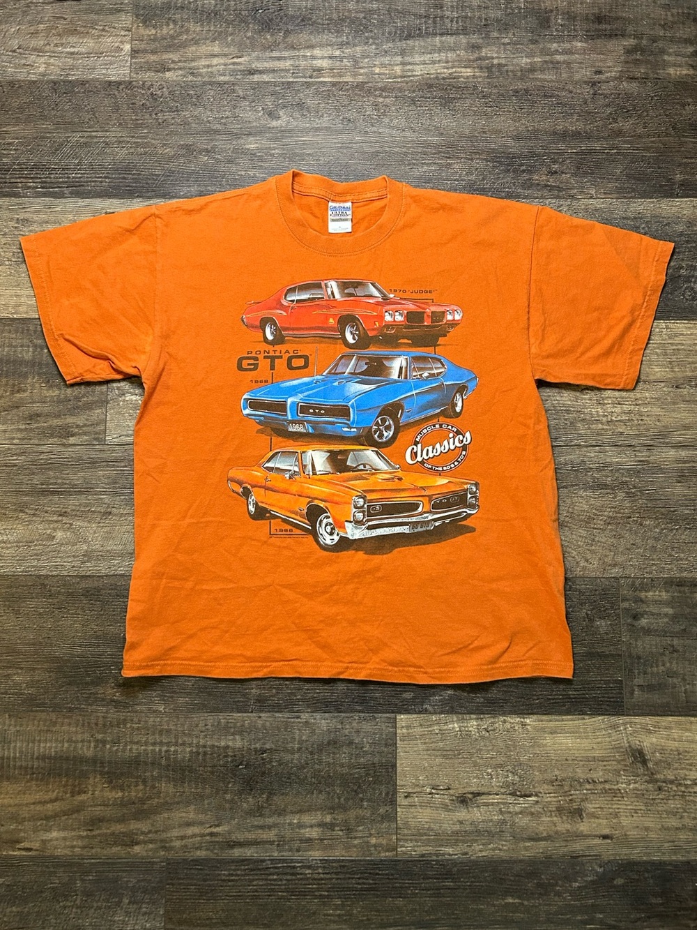 VTG General Motors Branded Muscle Car Classics of the 60s & 70s T-Shirt Size XL